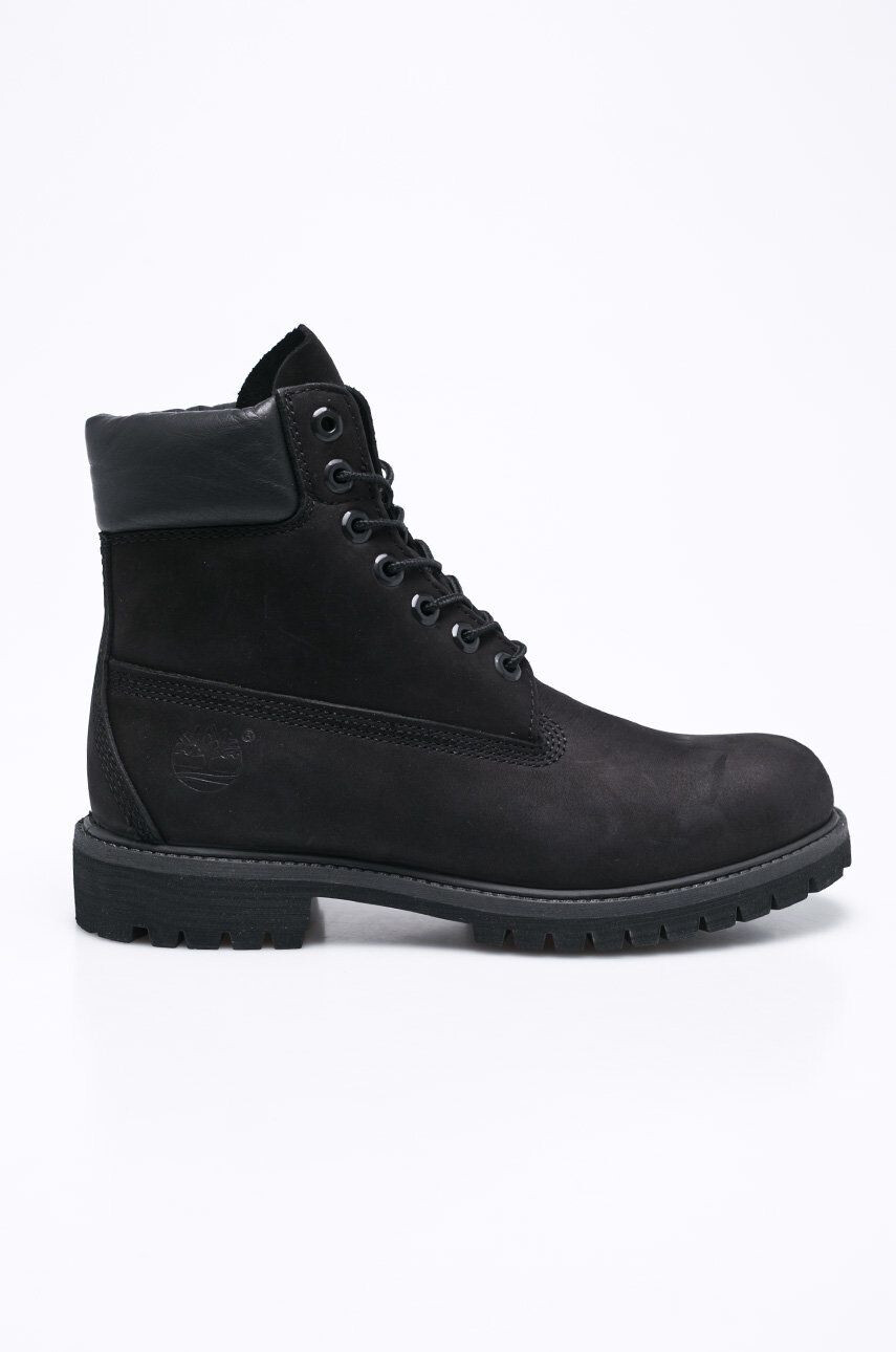 Timberland Semišové členkové topánky 6" Premium Boot pánske čierna farba TB0100730011 - Pepit.sk