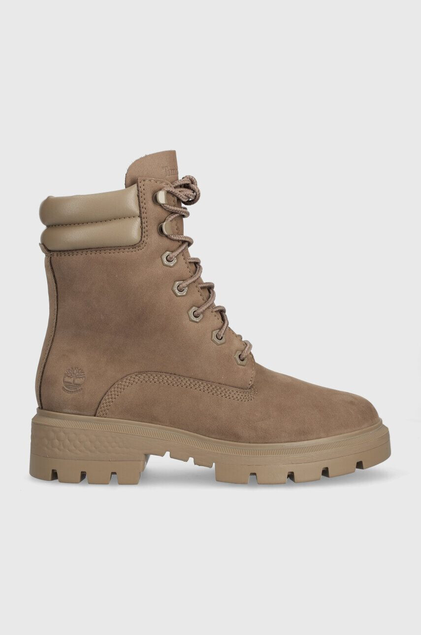 Timberland Workery Cortina Valley 6in BT WP dámske fialová farba na plochom podpätku jemne zateplené TB0A5Z849291 - Pepit.sk