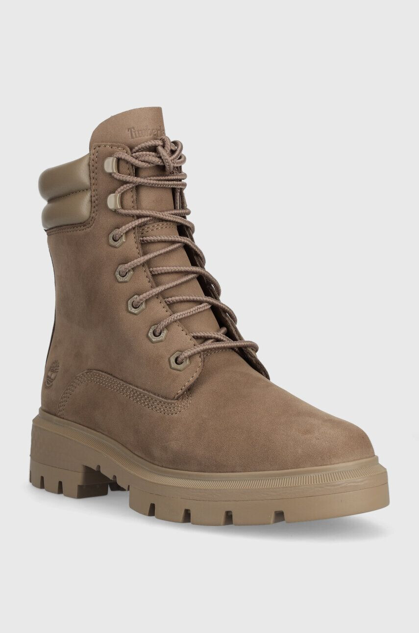 Timberland Workery Cortina Valley 6in BT WP dámske fialová farba na plochom podpätku jemne zateplené TB0A5Z849291 - Pepit.sk