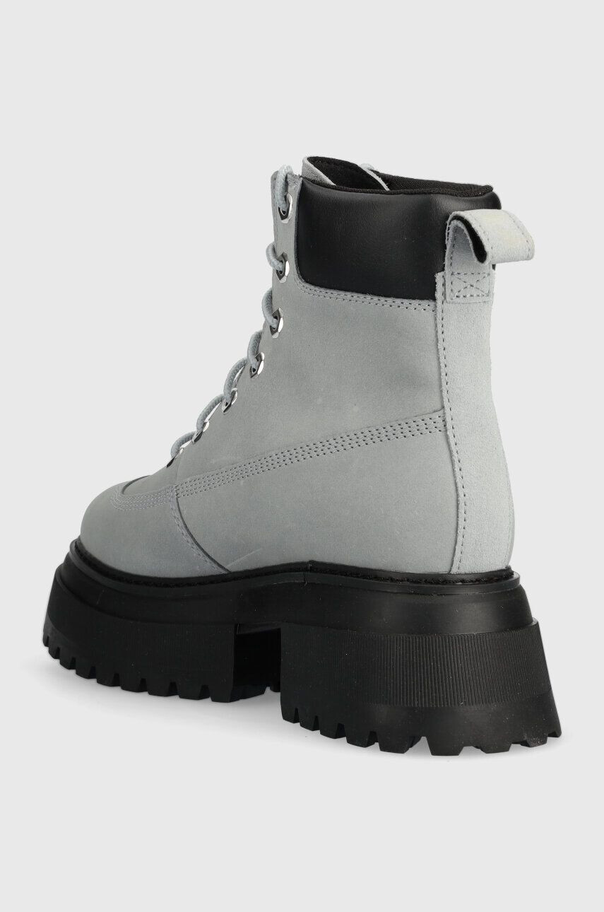 Timberland Workery Sky 6In LaceUp dámske šedá farba na platforme jemne zateplené TB0A42AWEA31 - Pepit.sk