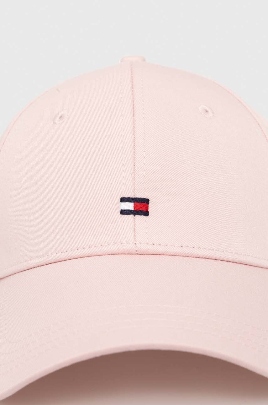 Tommy Hilfiger Bavlnená šiltovka ružová farba s nášivkou - Pepit.sk