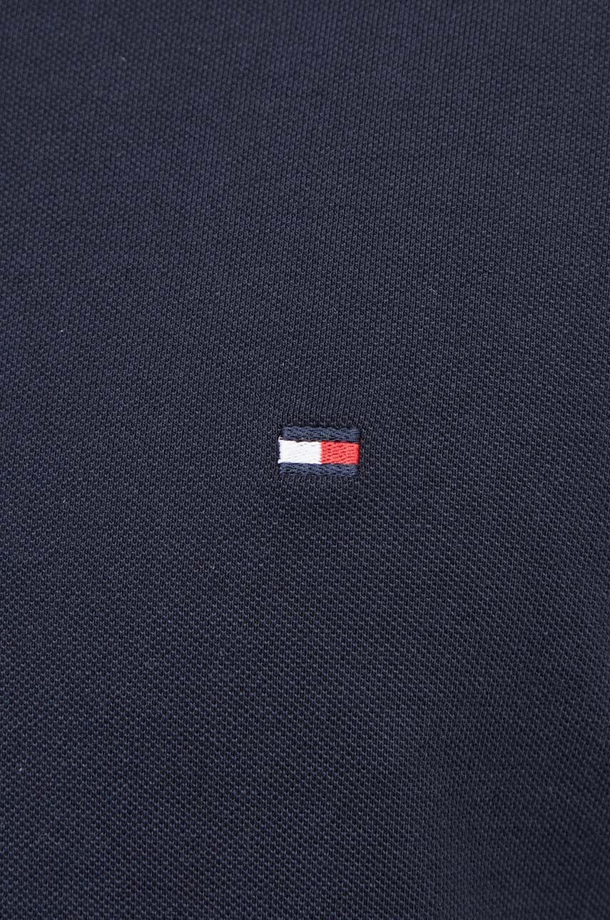 Tommy Hilfiger Bavlnené polo tričko tmavomodrá farba jednofarebné - Pepit.sk