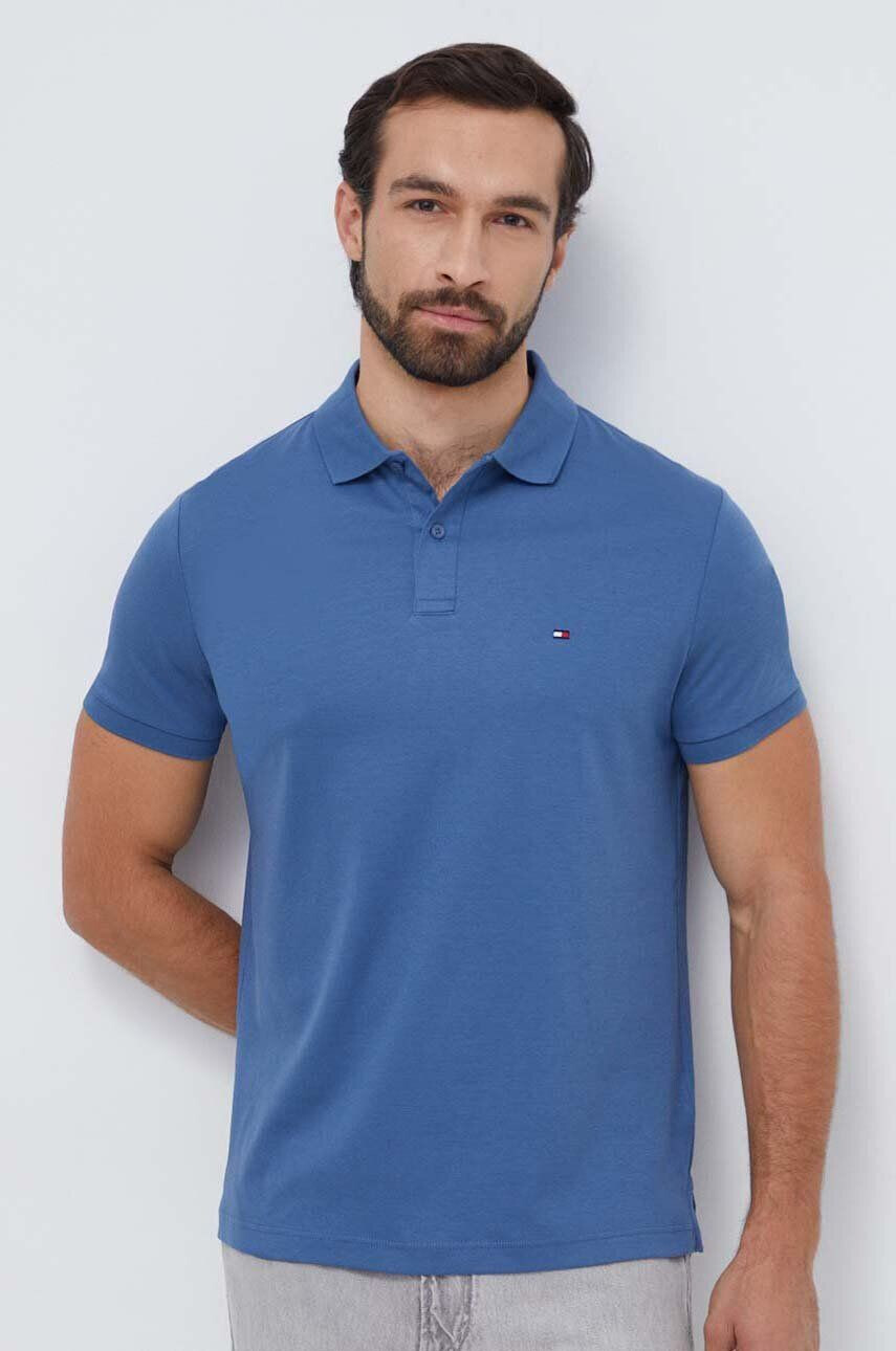 Tommy Hilfiger Bavlnené polo tričko jednofarebný - Pepit.sk