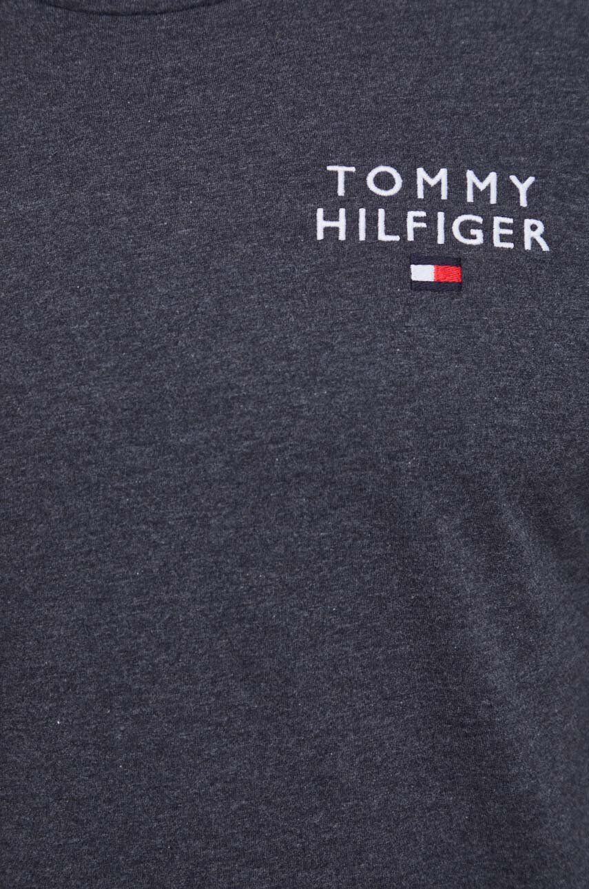 Tommy Hilfiger Bavlnené pyžamo šedá farba vzorovaná - Pepit.sk