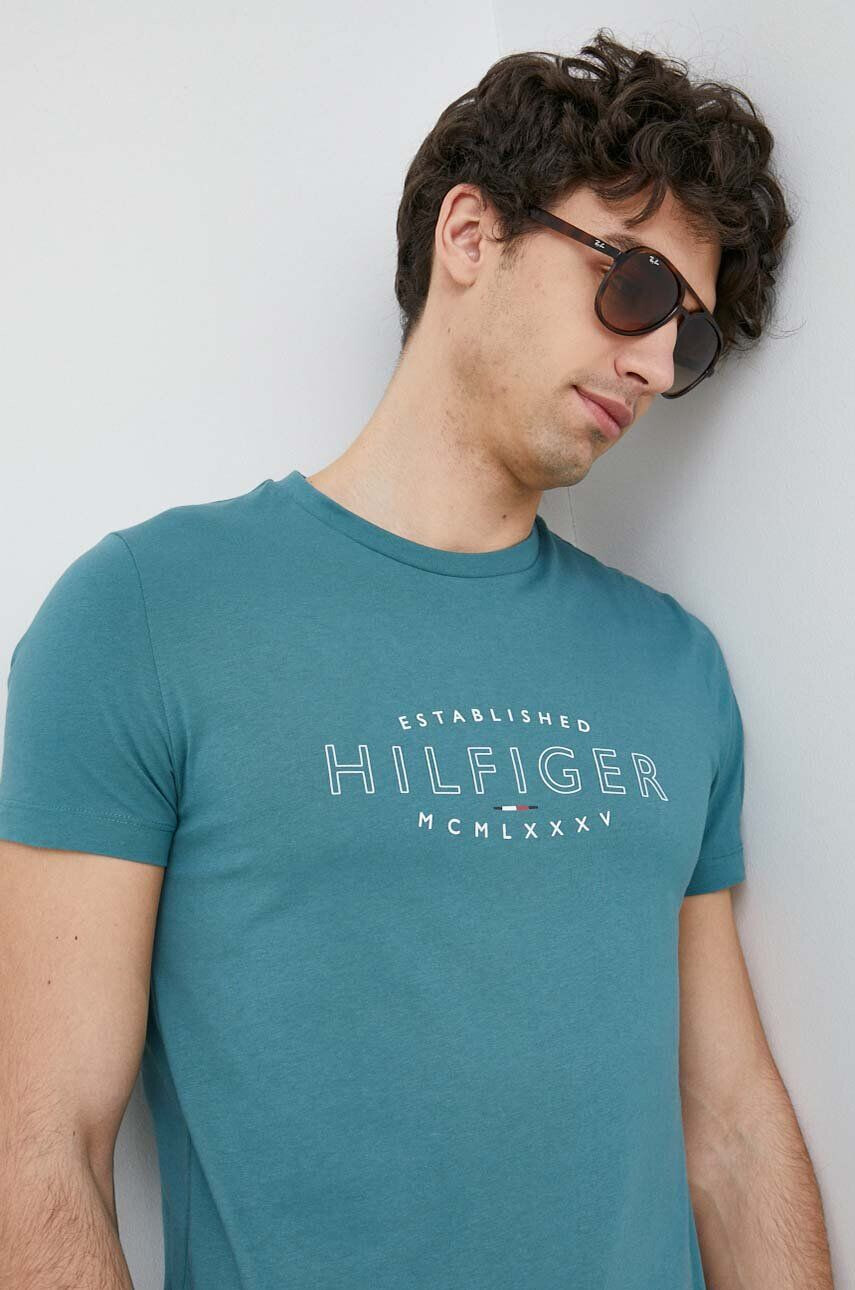 Tommy Hilfiger Bavlnené tričko s nášivkou - Pepit.sk