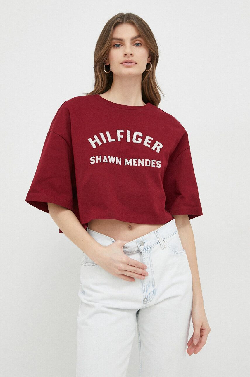 Tommy Hilfiger Bavlnené tričko s potlačou - Pepit.sk