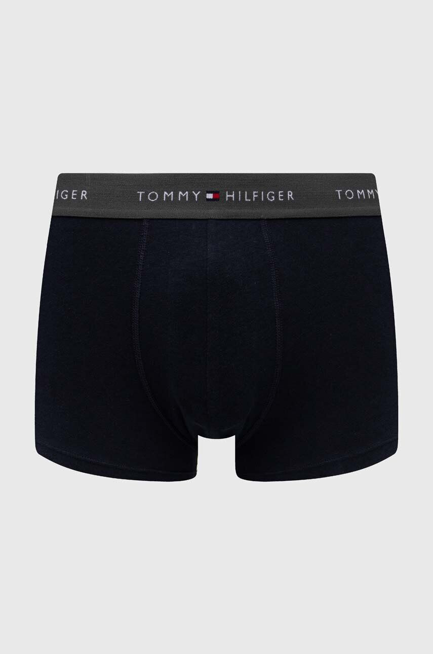 Tommy Hilfiger Boxerky 3-pak pánske tmavomodrá farba - Pepit.sk