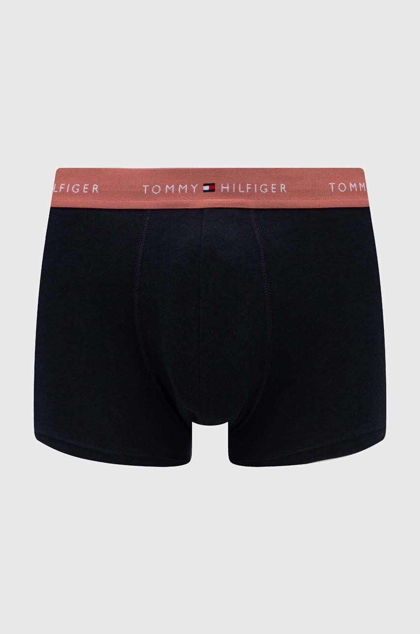 Tommy Hilfiger Boxerky 3-pak pánske tmavomodrá farba - Pepit.sk