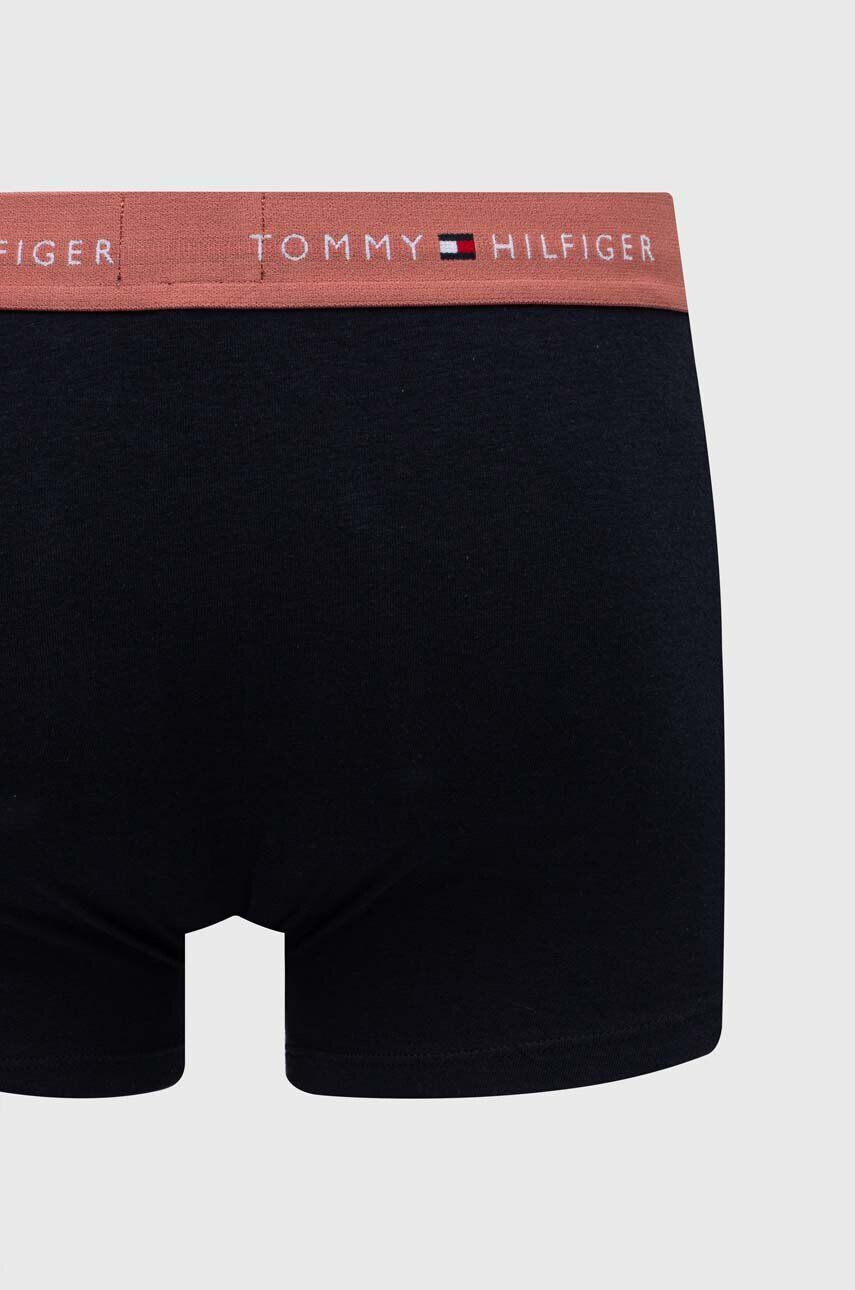 Tommy Hilfiger Boxerky 3-pak pánske tmavomodrá farba - Pepit.sk