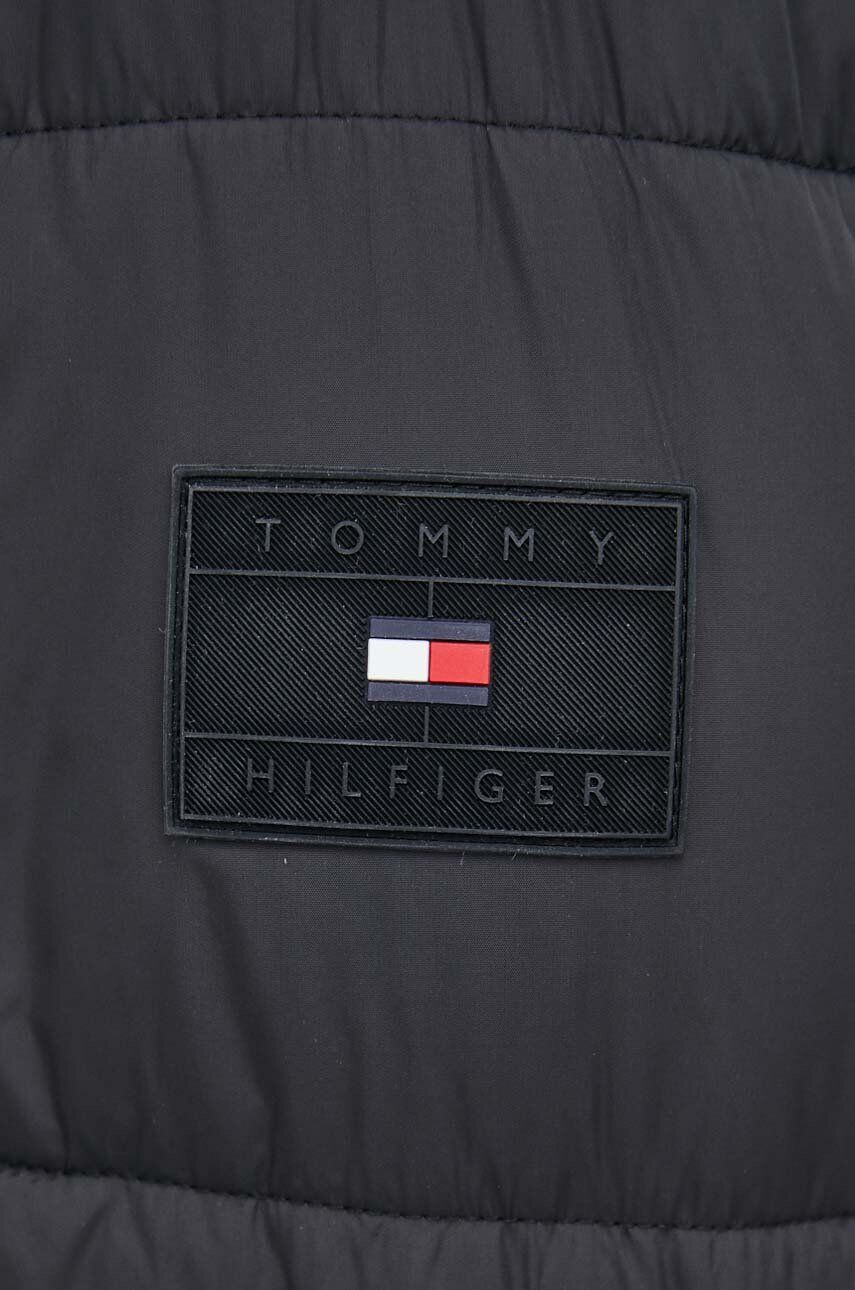 Tommy Hilfiger Bunda pánska čierna farba zimná - Pepit.sk