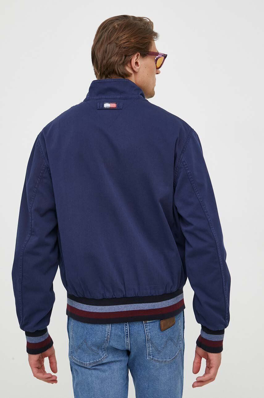 Tommy Hilfiger Bunda x Shawn Mendes pánska tmavomodrá farba prechodná oversize - Pepit.sk