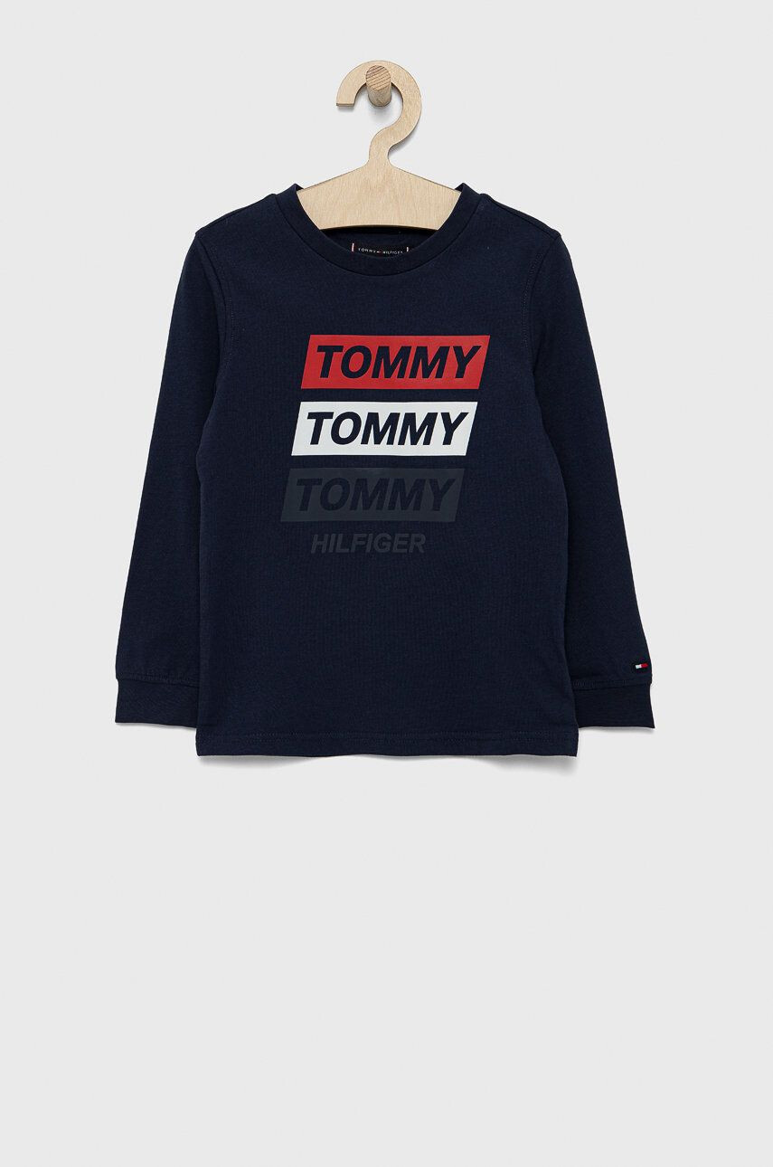 Tommy Hilfiger Detská bavlnená košeľa s dlhým rukávom - Pepit.sk