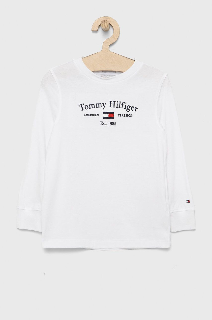 Tommy Hilfiger Detská bavlnená košeľa s dlhým rukávom - Pepit.sk