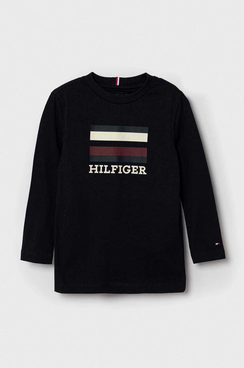 Tommy Hilfiger Detská bavlnená košeľa s dlhým rukávom biela farba - Pepit.sk