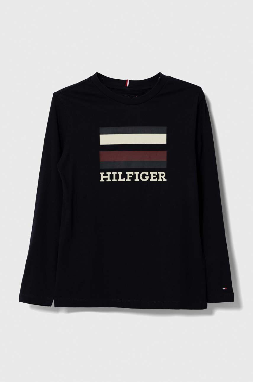 Tommy Hilfiger Detská bavlnená košeľa s dlhým rukávom - Pepit.sk