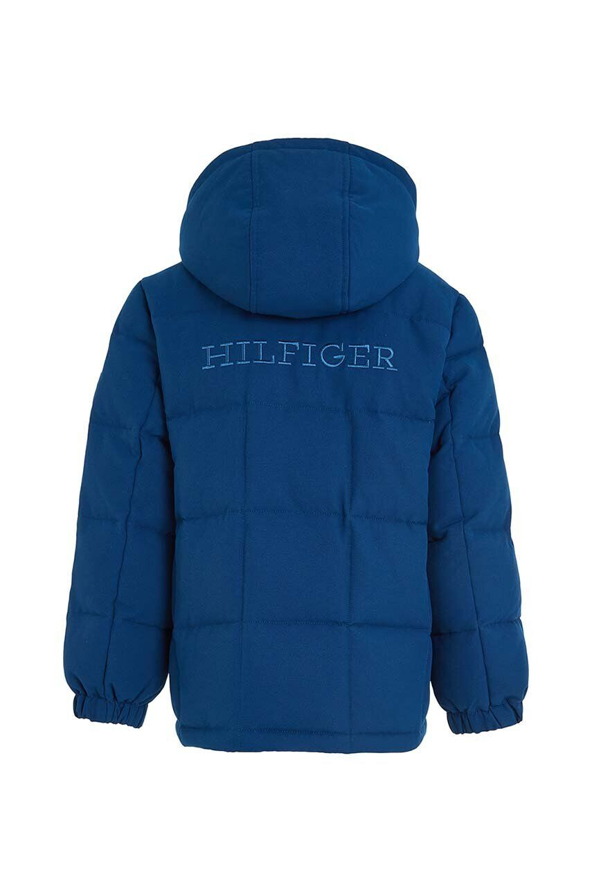 Tommy Hilfiger Detská bunda tmavomodrá farba - Pepit.sk