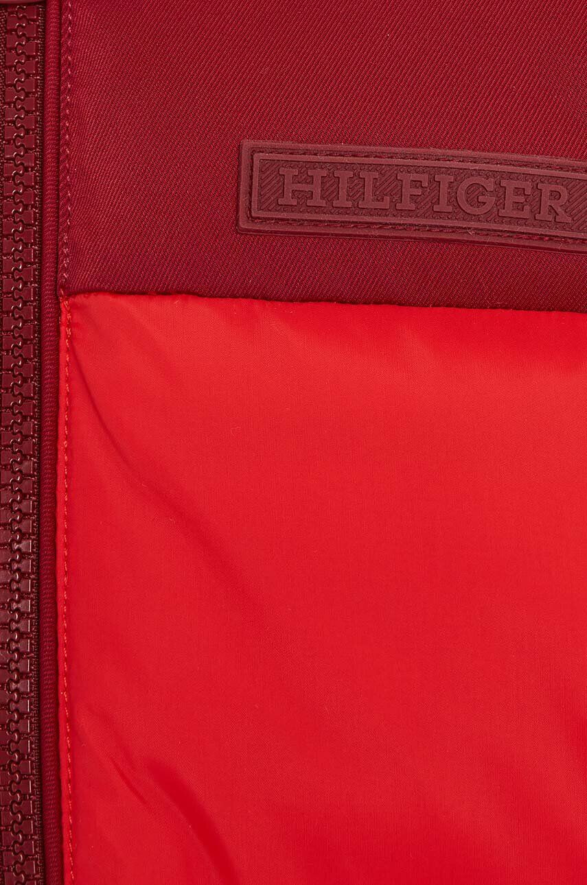 Tommy Hilfiger Detská bunda červená farba - Pepit.sk