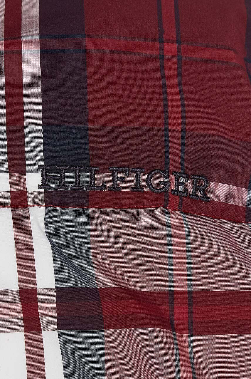 Tommy Hilfiger Detská bunda bordová farba - Pepit.sk