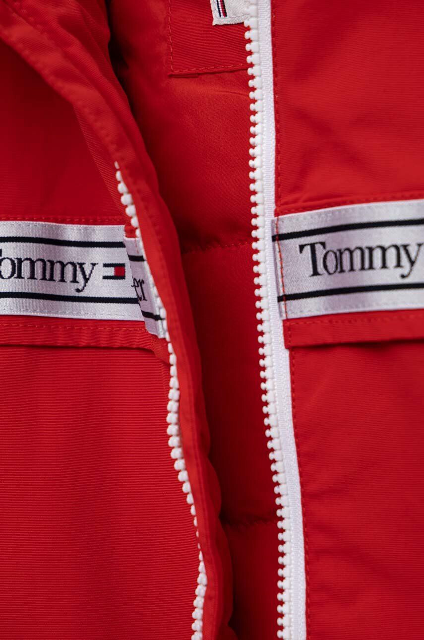 Tommy Hilfiger Detská bunda zelená farba - Pepit.sk