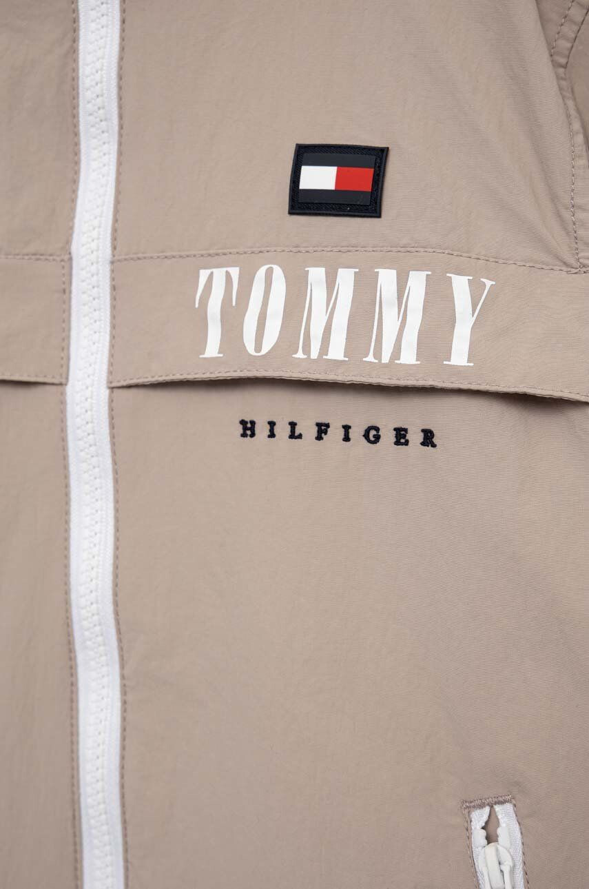 Tommy Hilfiger Detská bunda béžová farba - Pepit.sk