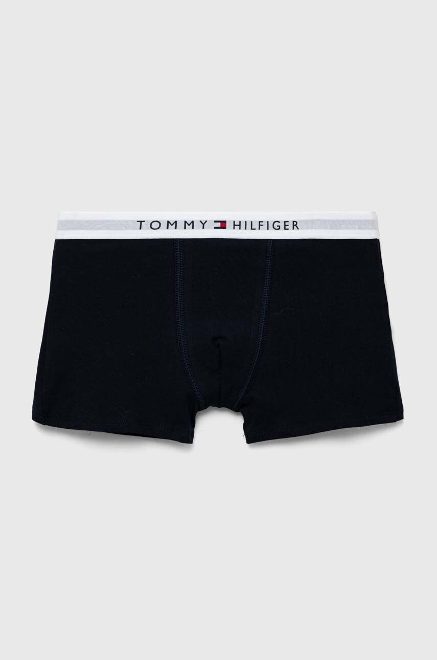 Tommy Hilfiger Detské bavlnené boxerky 2-pak tmavomodrá farba - Pepit.sk