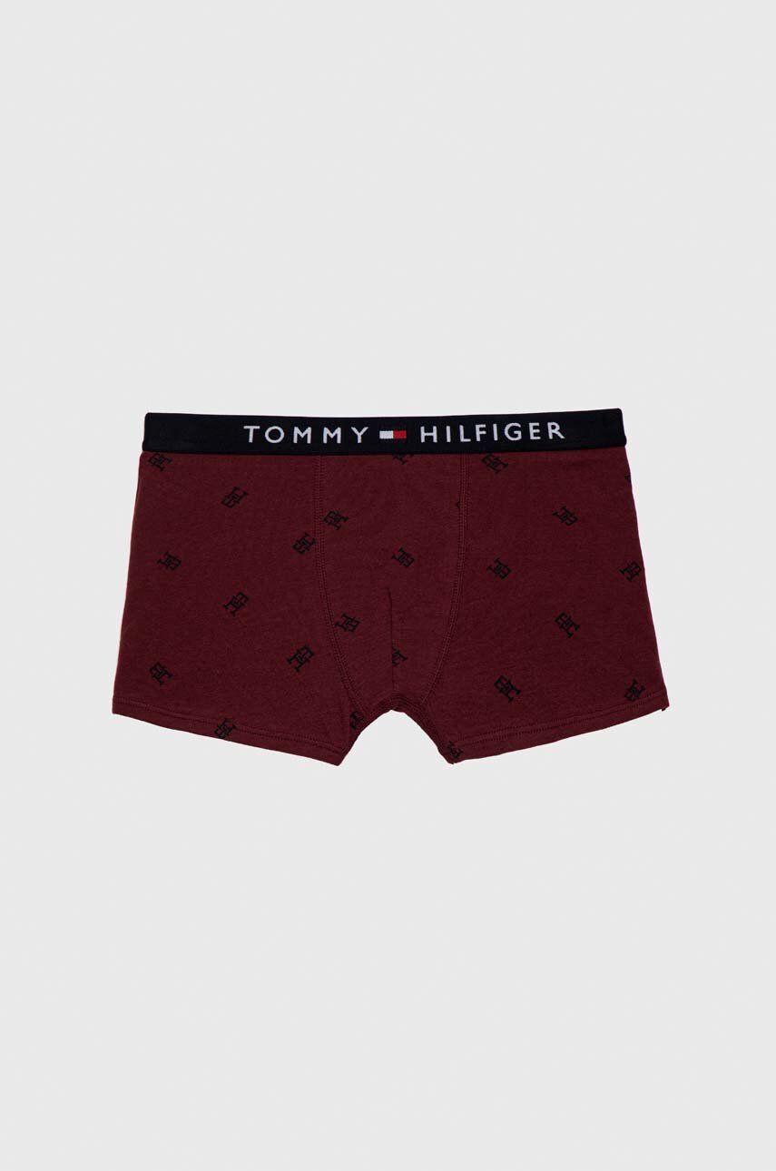 Tommy Hilfiger Detské boxerky bordová farba - Pepit.sk