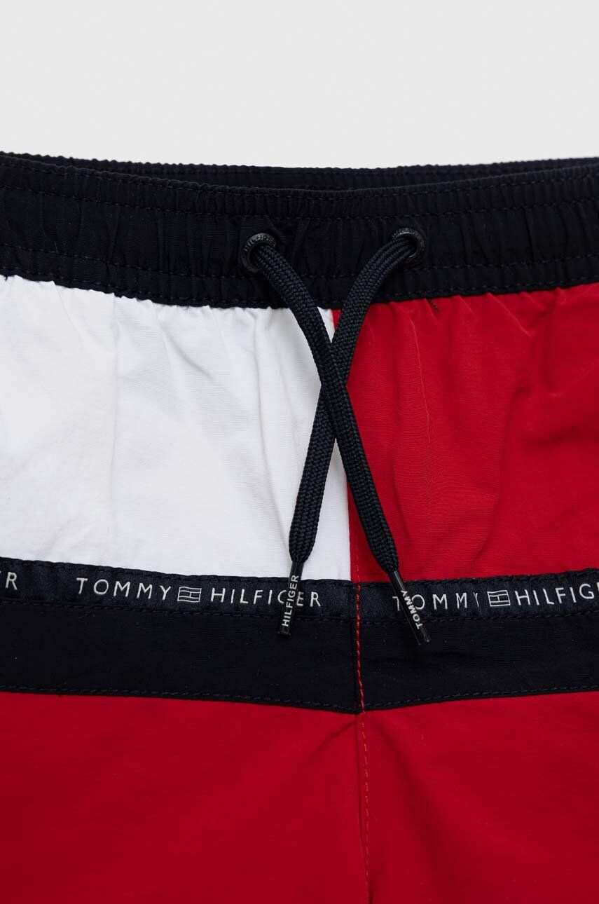 Tommy Hilfiger Detské plavkové šortky červená farba - Pepit.sk