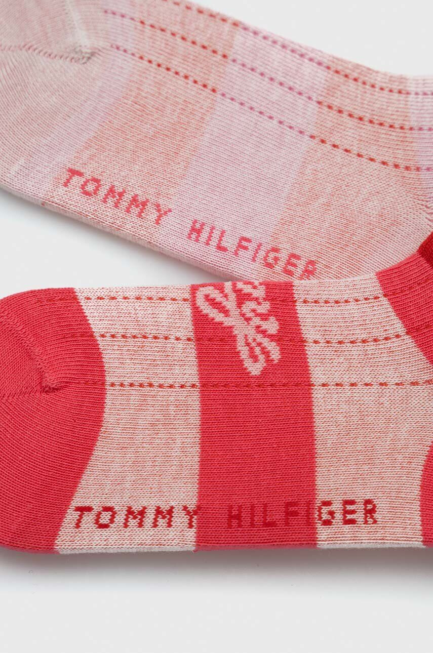 Tommy Hilfiger Detské ponožky 2-pak ružová farba - Pepit.sk