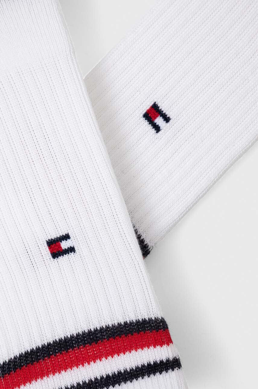 Tommy Hilfiger Detské ponožky 2-pak biela farba - Pepit.sk