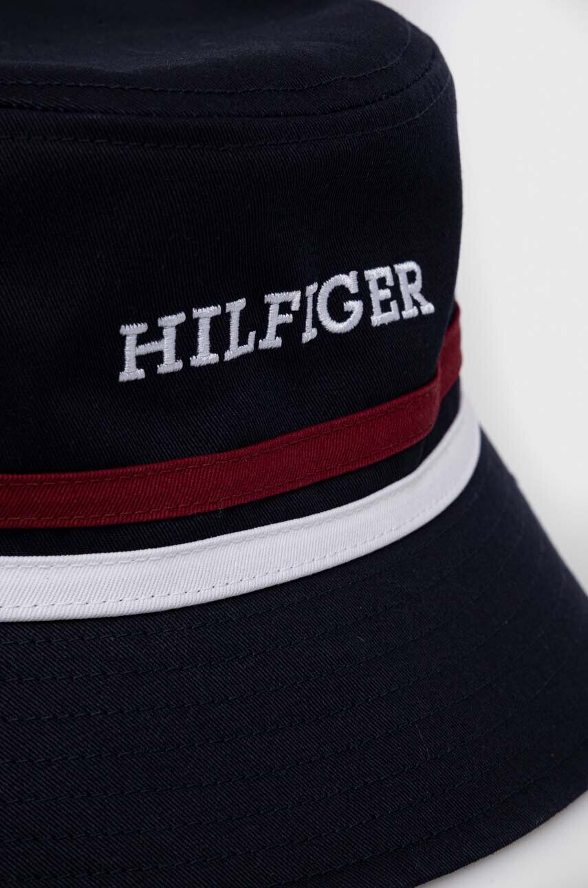 Tommy Hilfiger Detský bavlnený klobúk tmavomodrá farba bavlnený - Pepit.sk