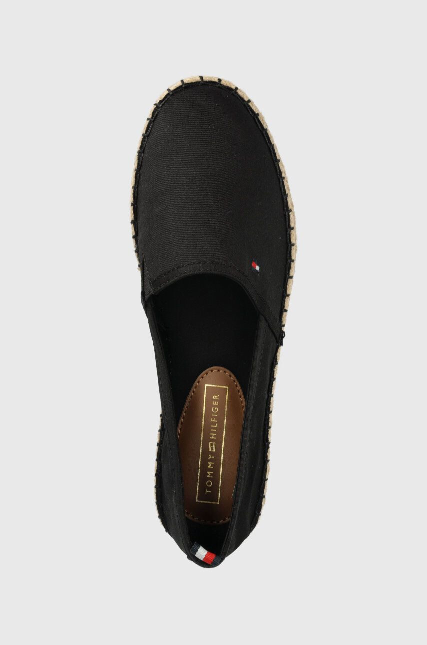 Tommy Hilfiger Espadrilky čierna farba - Pepit.sk