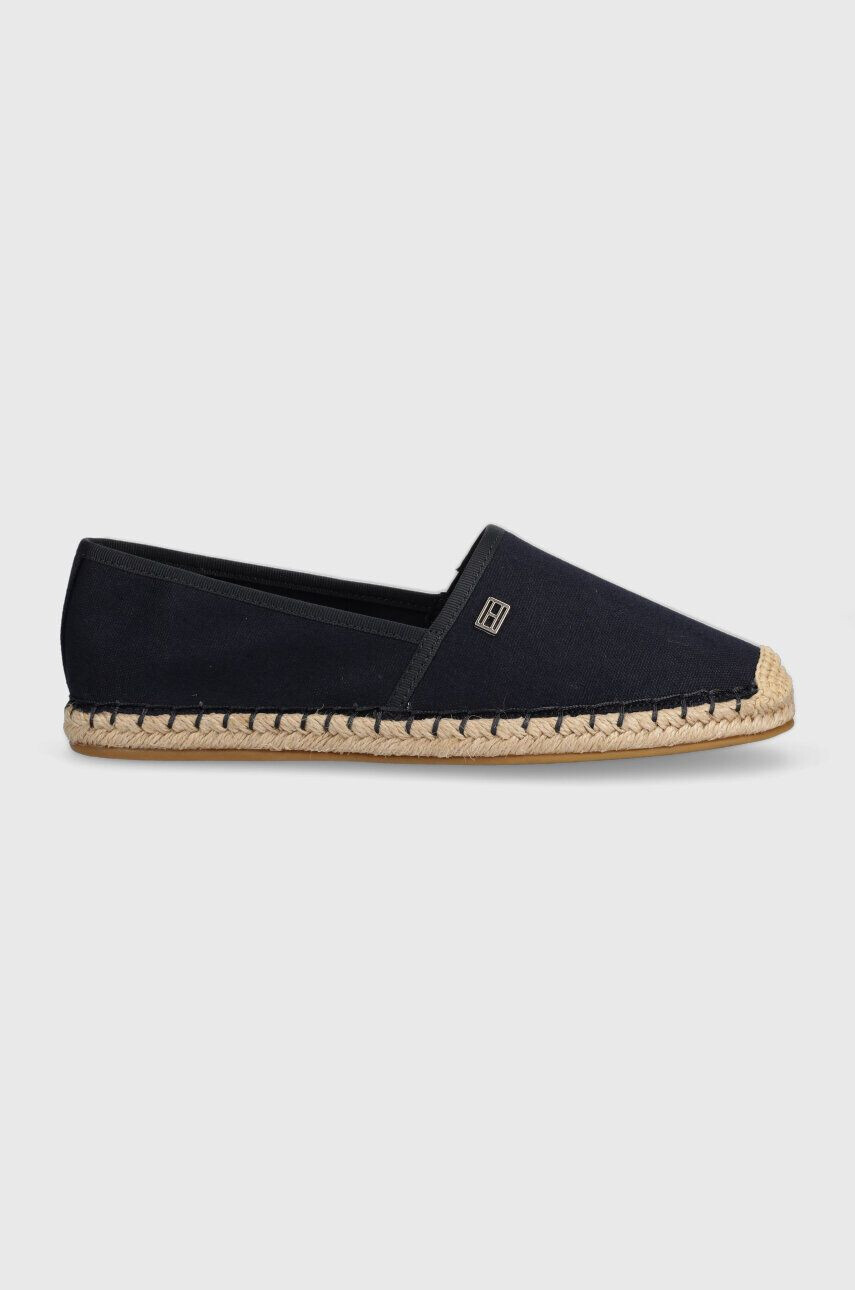 Tommy Hilfiger Espadrilky ESSENTIAL ESPADRILLE tmavomodrá farba FW0FW07458 - Pepit.sk