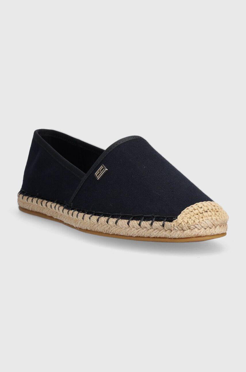 Tommy Hilfiger Espadrilky ESSENTIAL ESPADRILLE tmavomodrá farba FW0FW07458 - Pepit.sk