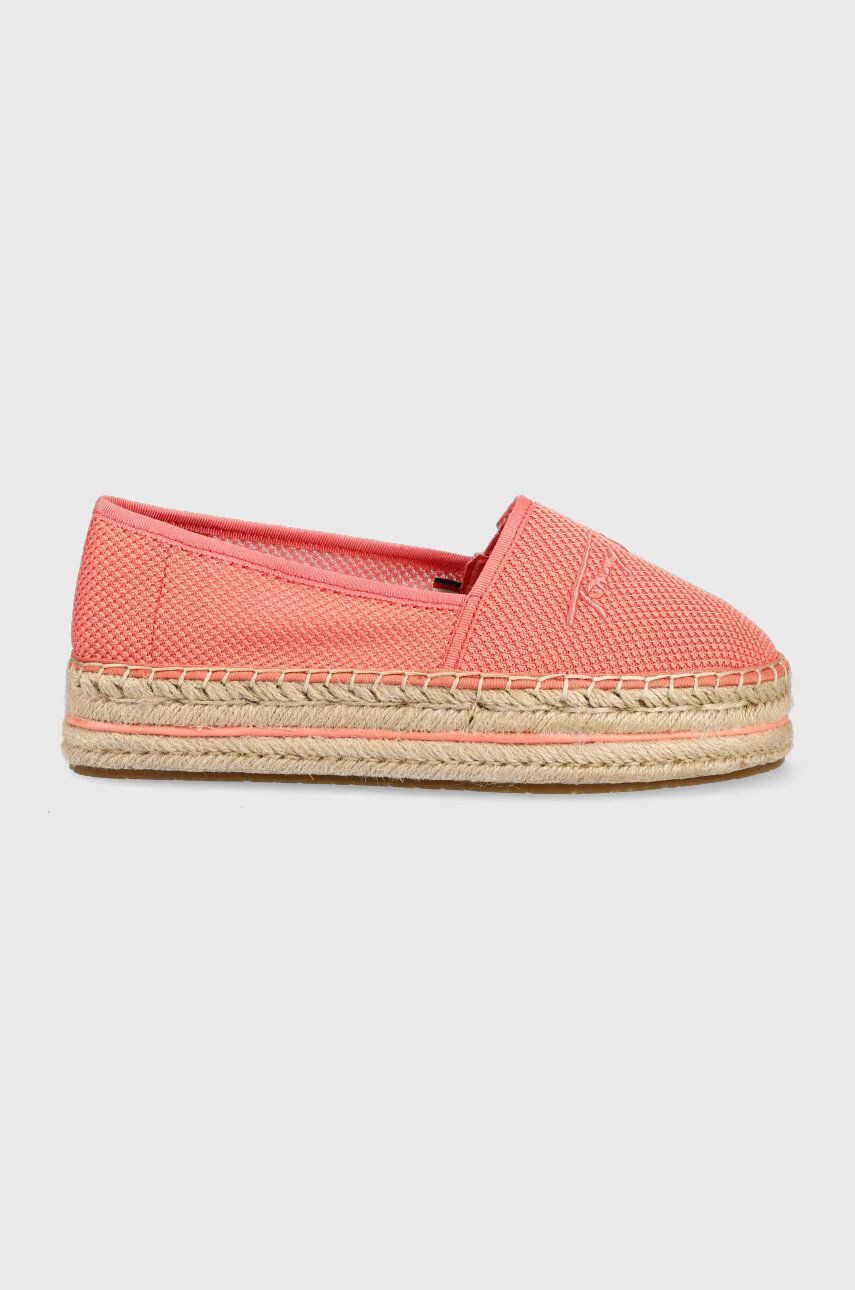 Tommy Hilfiger Espadrilky Th Textured Flatform - Pepit.sk