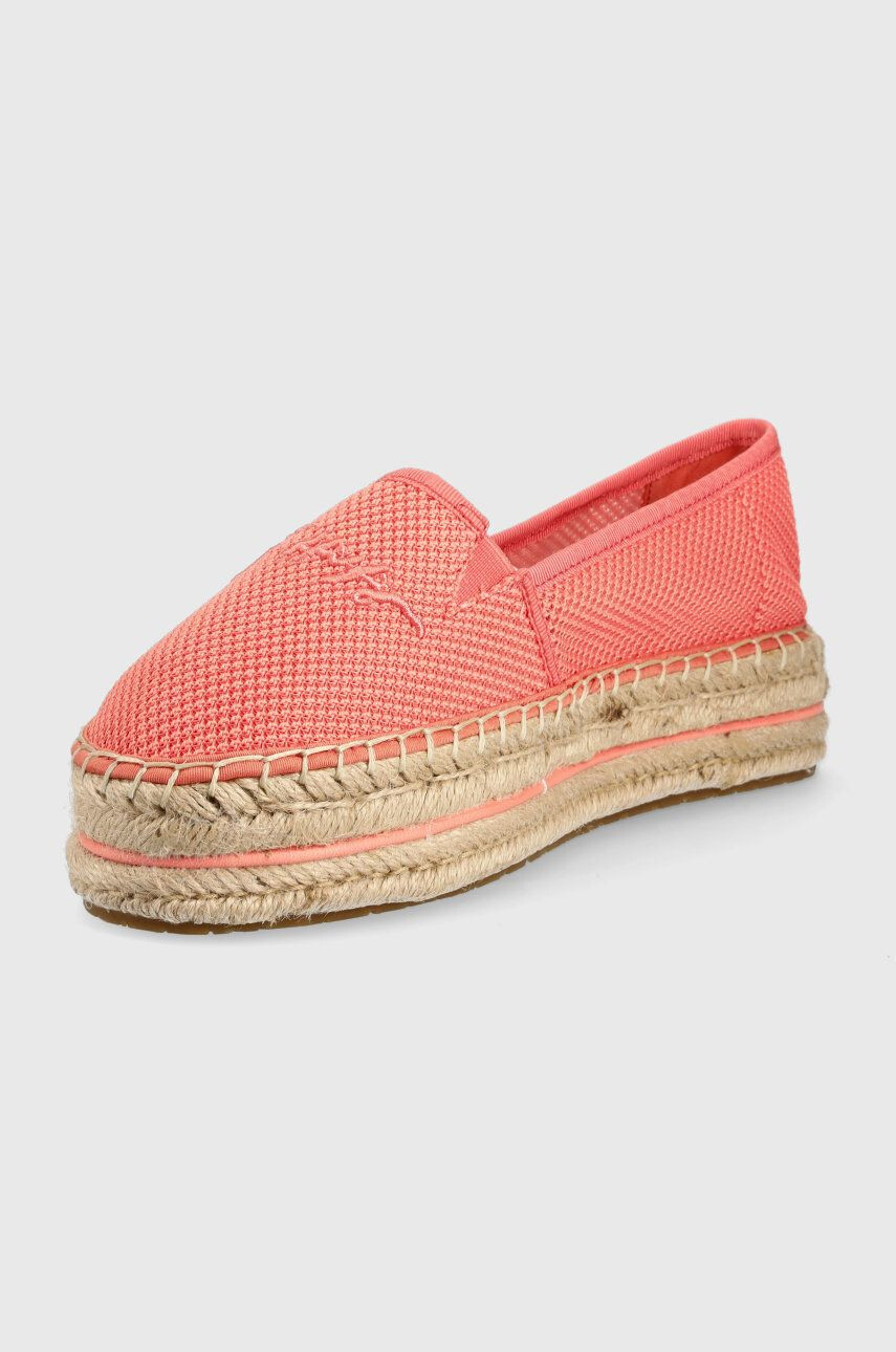 Tommy Hilfiger Espadrilky Th Textured Flatform - Pepit.sk