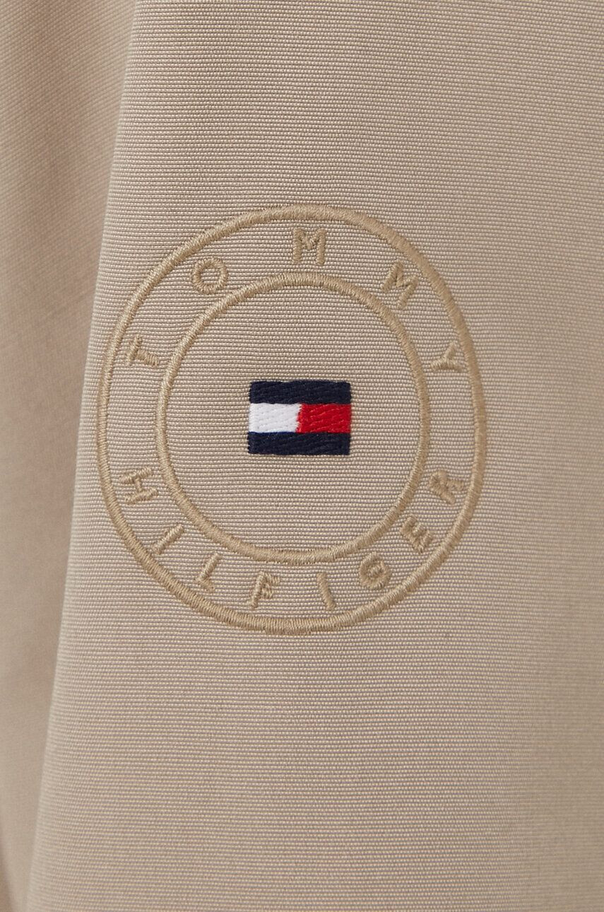 Tommy Hilfiger Kabát dámsky béžová farba prechodný - Pepit.sk