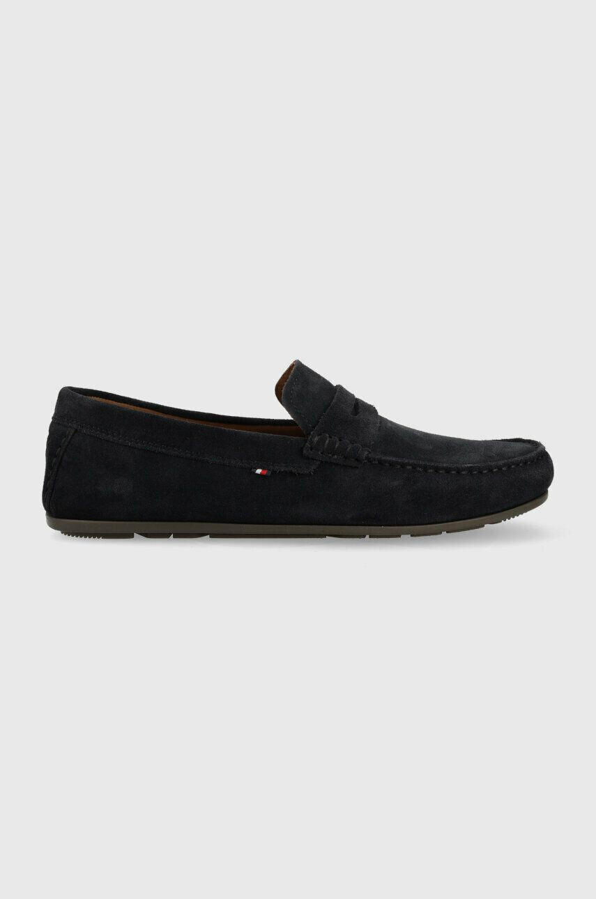 Tommy Hilfiger Kožené mokasíny CASUAL HILFIGER SUEDE DRIVER - Pepit.sk