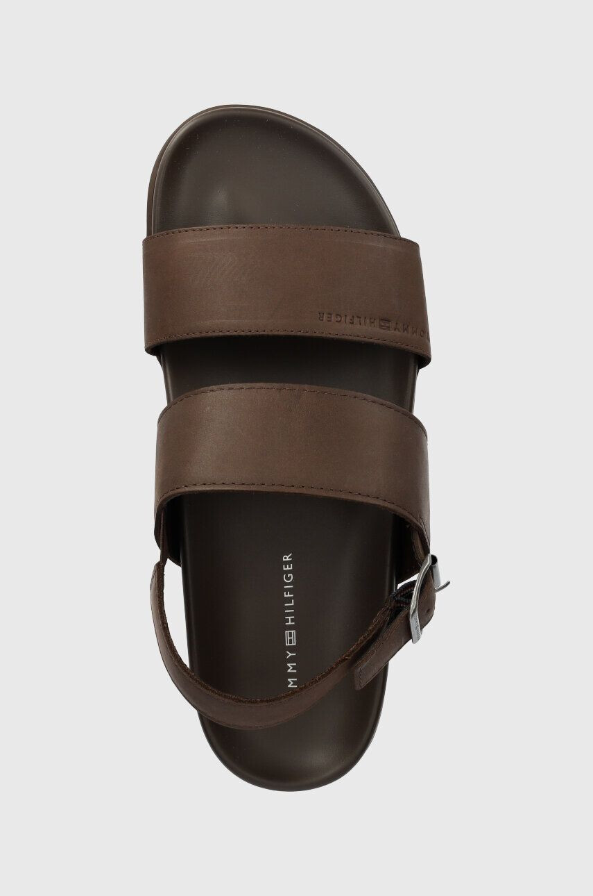 Tommy Hilfiger Kožené sandále HILFIGER PREMIUM LEATHER SANDAL - Pepit.sk