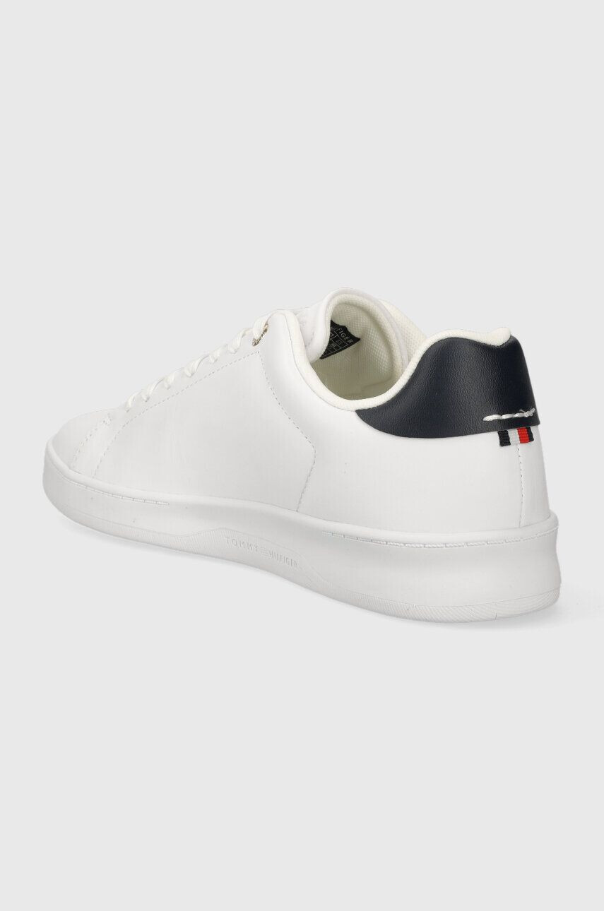 Tommy Hilfiger Kožené tenisky COURT CUPSOLE LEATHER GOLD biela farba FM0FM04829 - Pepit.sk