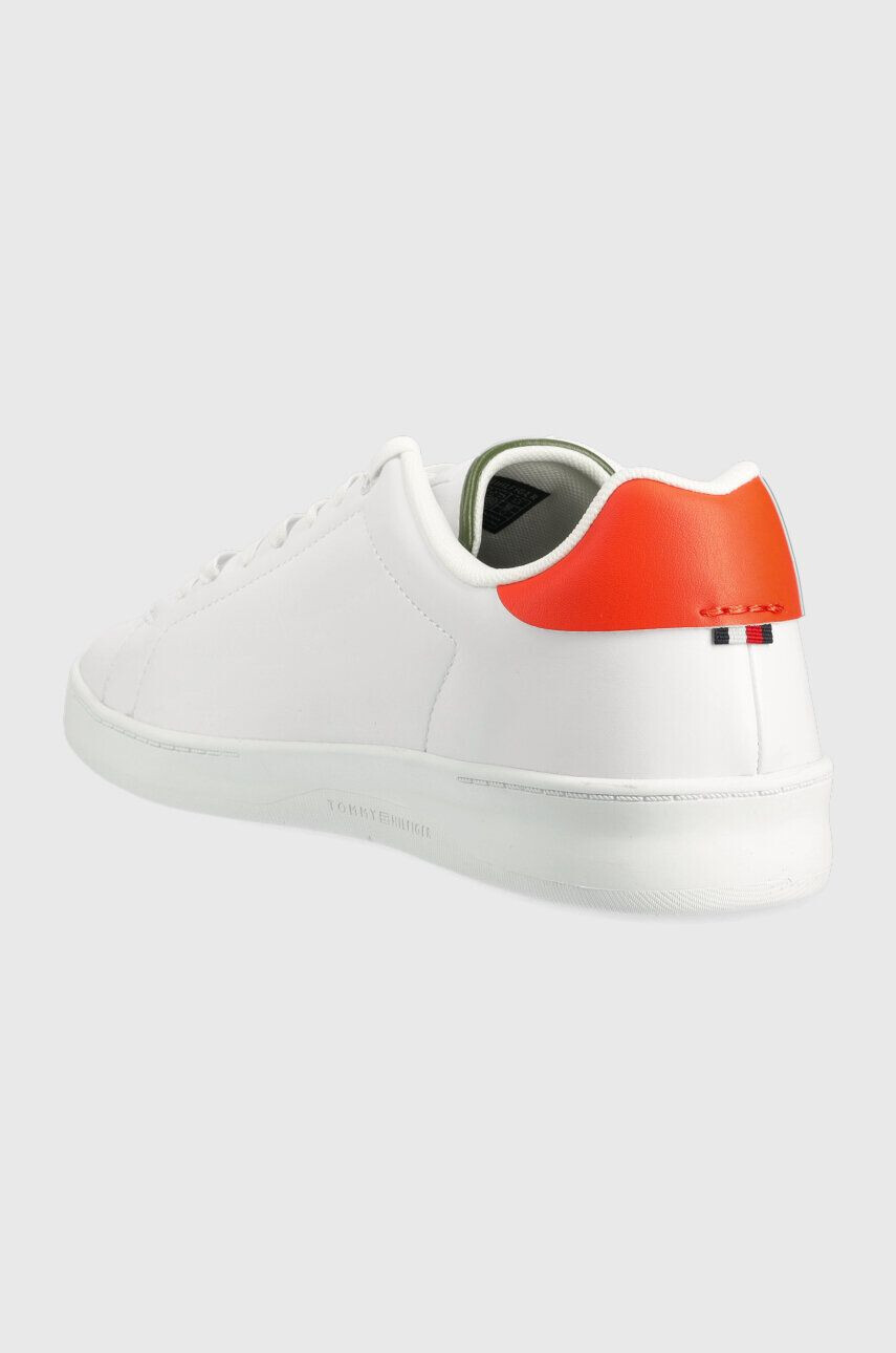 Tommy Hilfiger Kožené tenisky COURT SNEAKER LEATHER CUP tmavomodrá farba - Pepit.sk