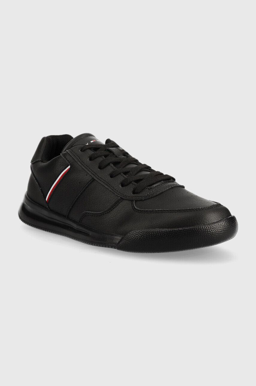 Tommy Hilfiger Kožené tenisky Lightweight Leather Detail Cup - Pepit.sk