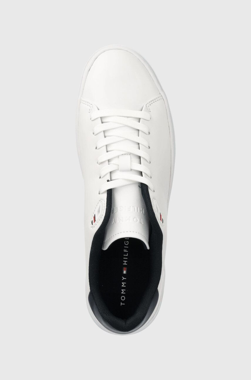 Tommy Hilfiger Kožené tenisky MODERN ICONIC COURT CUP LEATHER biela farba - Pepit.sk