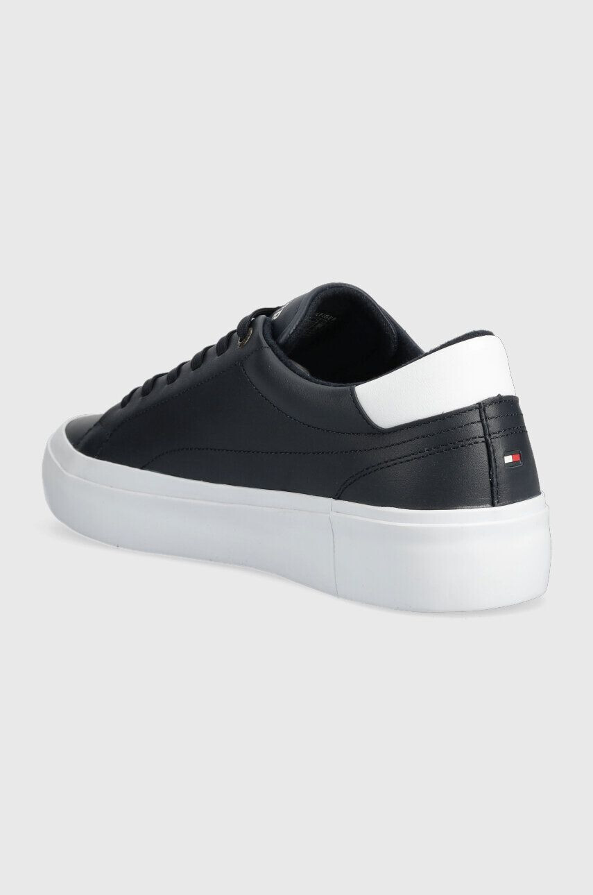 Tommy Hilfiger Kožené tenisky MODERN VULC LTH LOW WL tmavomodrá farba FM0FM04819 - Pepit.sk