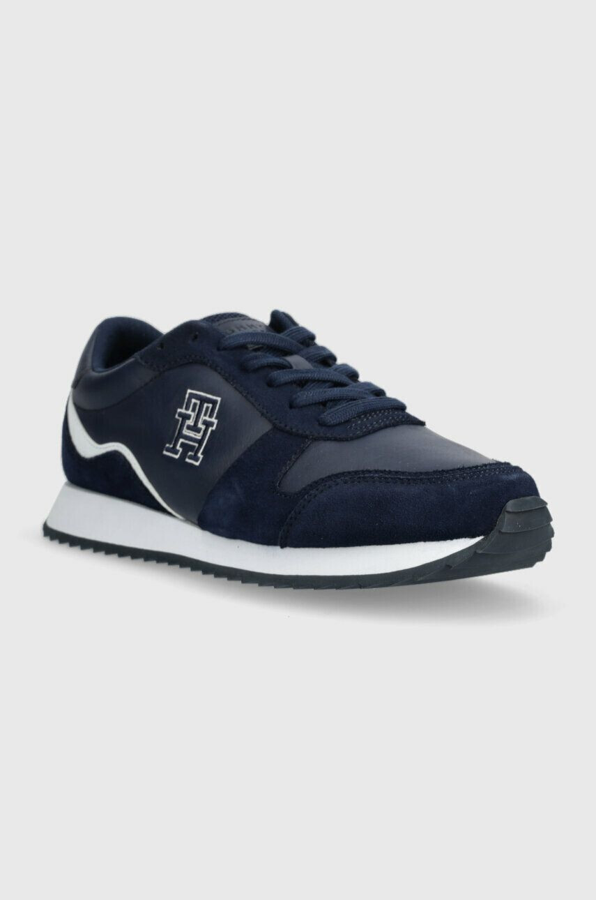 Tommy Hilfiger Kožené tenisky RUNNER EVO LEATHER - Pepit.sk