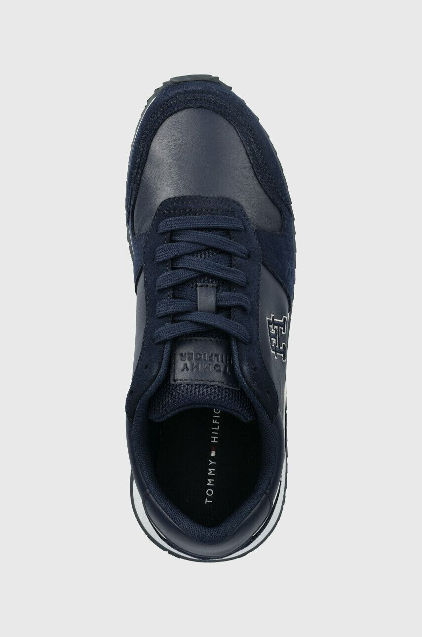 Tommy Hilfiger Kožené tenisky RUNNER EVO LEATHER - Pepit.sk