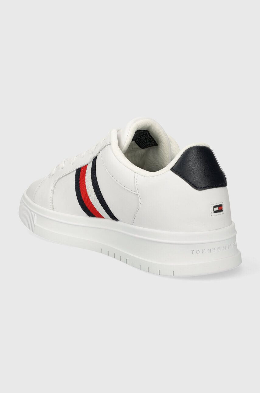 Tommy Hilfiger Kožené tenisky SUPERCUP LTH STRIPES ESS biela farba FM0FM04895 - Pepit.sk