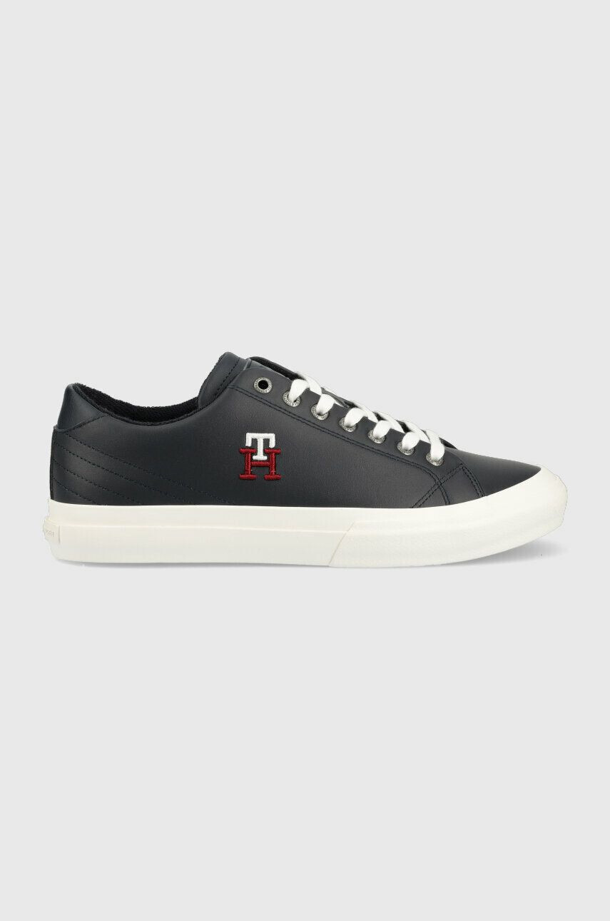 Tommy Hilfiger Kožené tenisky TH HI VULC STREET LOW LEATHER - Pepit.sk