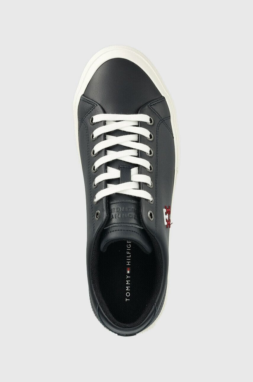 Tommy Hilfiger Kožené tenisky TH HI VULC STREET LOW LEATHER - Pepit.sk