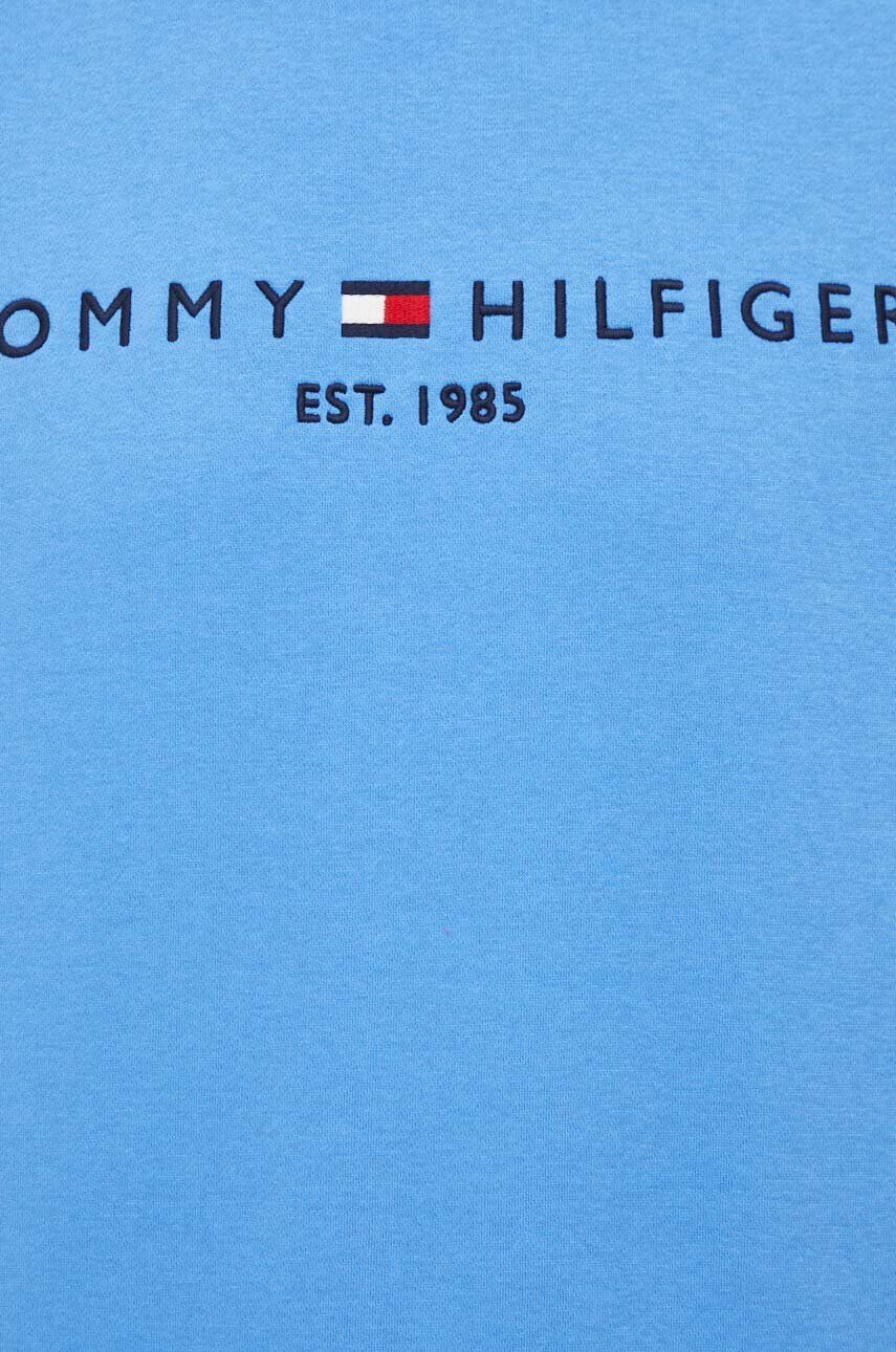 Tommy Hilfiger Mikina pánska šedá farba s nášivkou - Pepit.sk