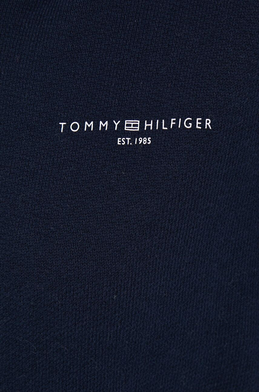 Tommy Hilfiger Mikina dámska tmavomodrá farba s kapucňou jednofarebná - Pepit.sk